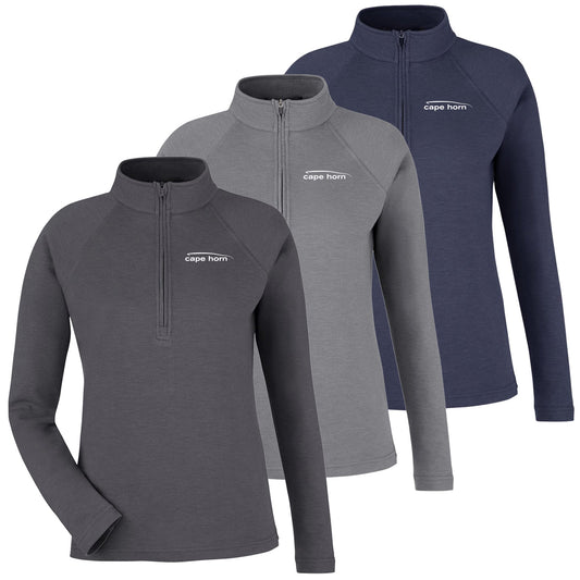 CHBJ4 Ladies 1/4 Zip Pullover